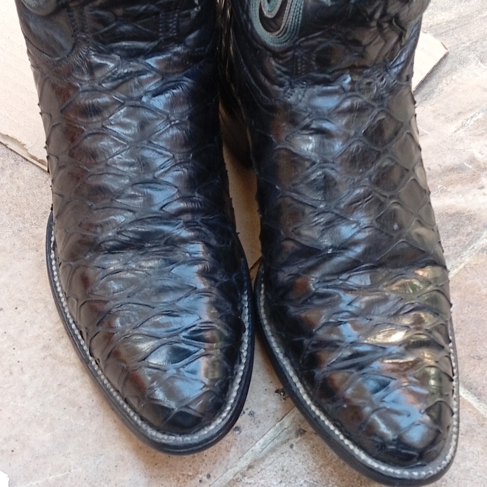 Pre Ban Anteater Cowboy Boots - Picture 14 of 16